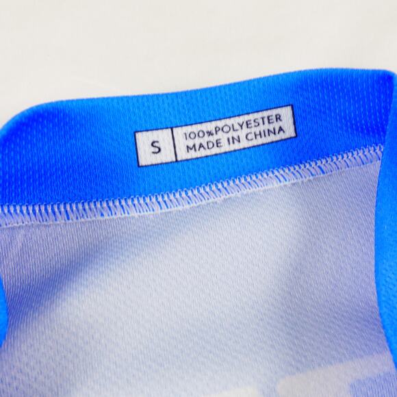 Trek Tri Bike Run Cycle Jersey Blue Yellow Black Size Small - Picture 2 of 6